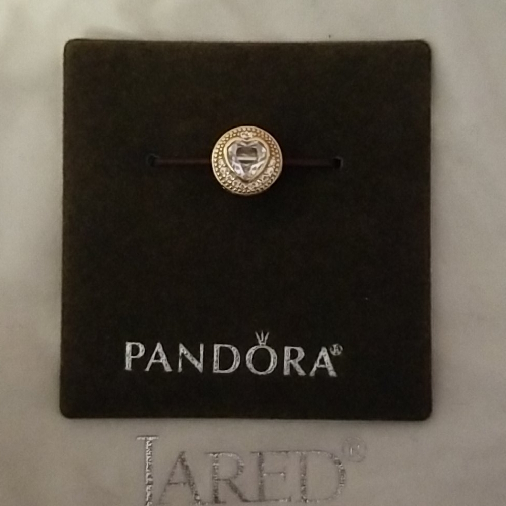 NEW Pandora Essence Love Charm 14k Yellow Gold